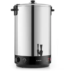 Klarstein KonfiStar 50 Einkochautomat Getränkespender 2500W 50L Edelstahl Silber