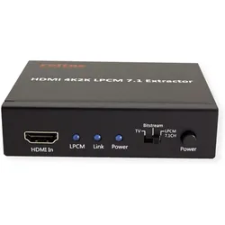 Roline HDMI 4K2K Audio Extraktor LPCM 7.1, Switch Box