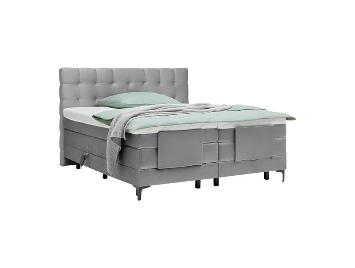 Boxspringbett 160/200 cm Grau