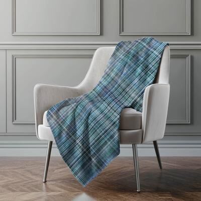 Addison Rugs Premium Machine Washable Plaid Sherpa Throw Blanket