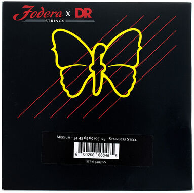 Fodera x DR 6-String Set Medium Steel