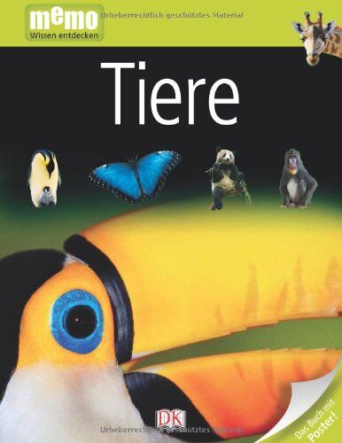Dorling Kindersley Verlag - memo Wissen entdecken, Band 64: Tiere, mit Riesenposter! - Preis vom 04.10.2026 03:51:26 h