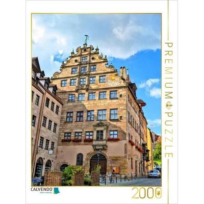 CALVENDO Puzzle Das Fembo-Haus, im Stil der Spätrenaissance errichtete Kaufmannshaus, beherbergt das Stadtmuseum in Nürnberg, Bayern | 2000 Teile
