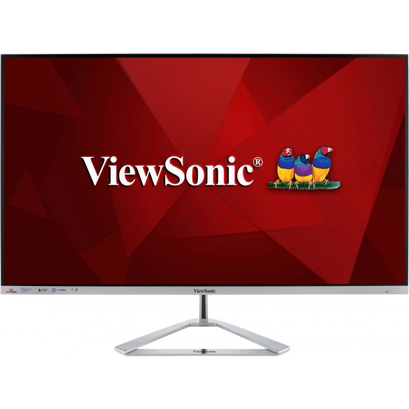 32" (81,28cm) ViewSonic VX3276-MHD-3 silber 1920x1080 1xDisplayPort 1.4 / 1xHDMI 1.4 / 1xVGA