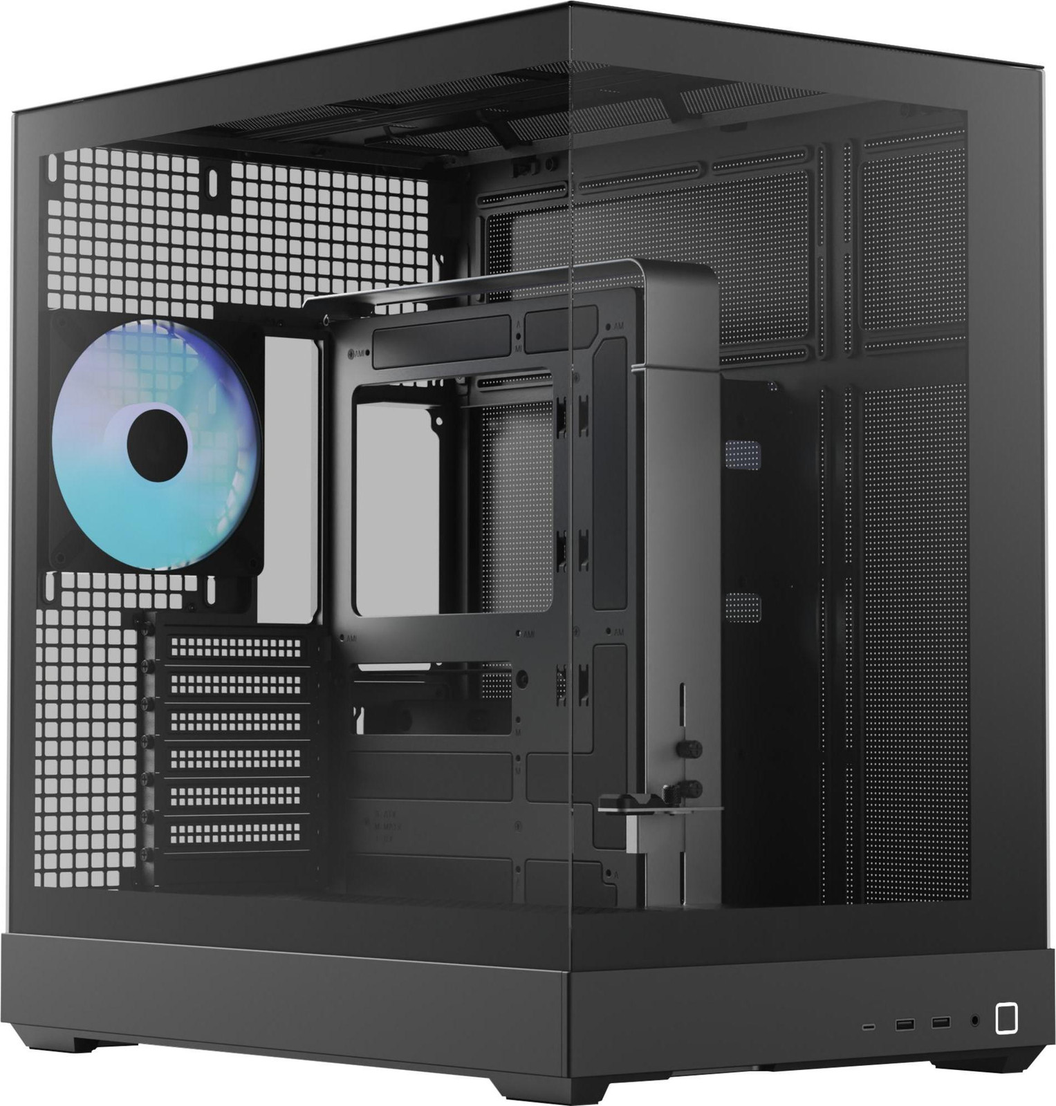 APNX V2-F-BK-v1 Tintpatronen, zwart, gehard glas, 3 stuks