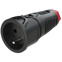 PCE 2410-sr Taurus2 Gummi-Kupplung fb IP20 (schwarz/rot) 2410sr