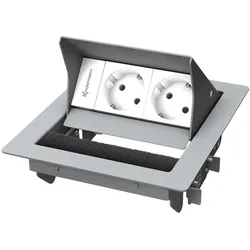 Kindermann, Steckdosenleiste, CablePort standard2 2-fold