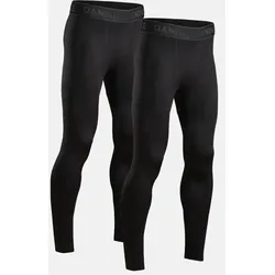 POWER KOMPRESSIONSHOSE - 2-Pack - Schwarz - XL