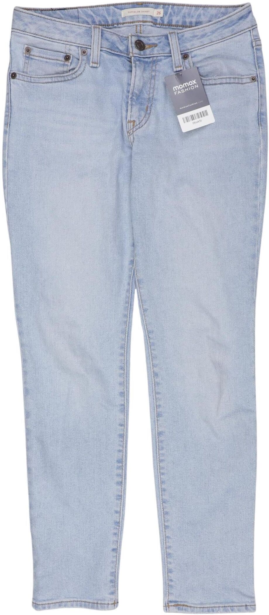 Levis Damen Jeans, Hellblau, Gr. W26, kein / Etikett / Seide - Second Hand