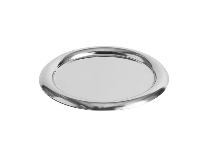 HAY Plat de service Essential Steel Acier inoxydable, rond, small