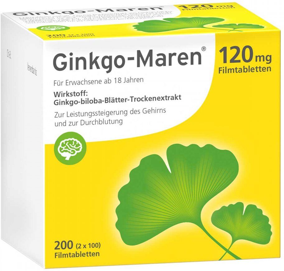 Ginkgo-maren 120 Mg Filmtabletten