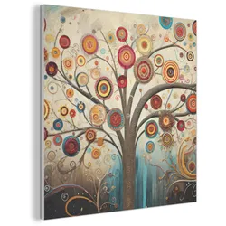 AKUSTIKBILD Baum - Baum des Lebens - Farbe Wandbilder 60x60 cm