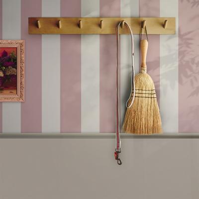Vliestapete JOULES "Harborough Stripe", rosa, B:0,52m L:10m, Vlies, Tapeten, Design Tapeten