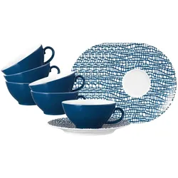 Seltmann, Tasse, Life Fashion Teetassen mit Untertassen (140 ml, 6x)
