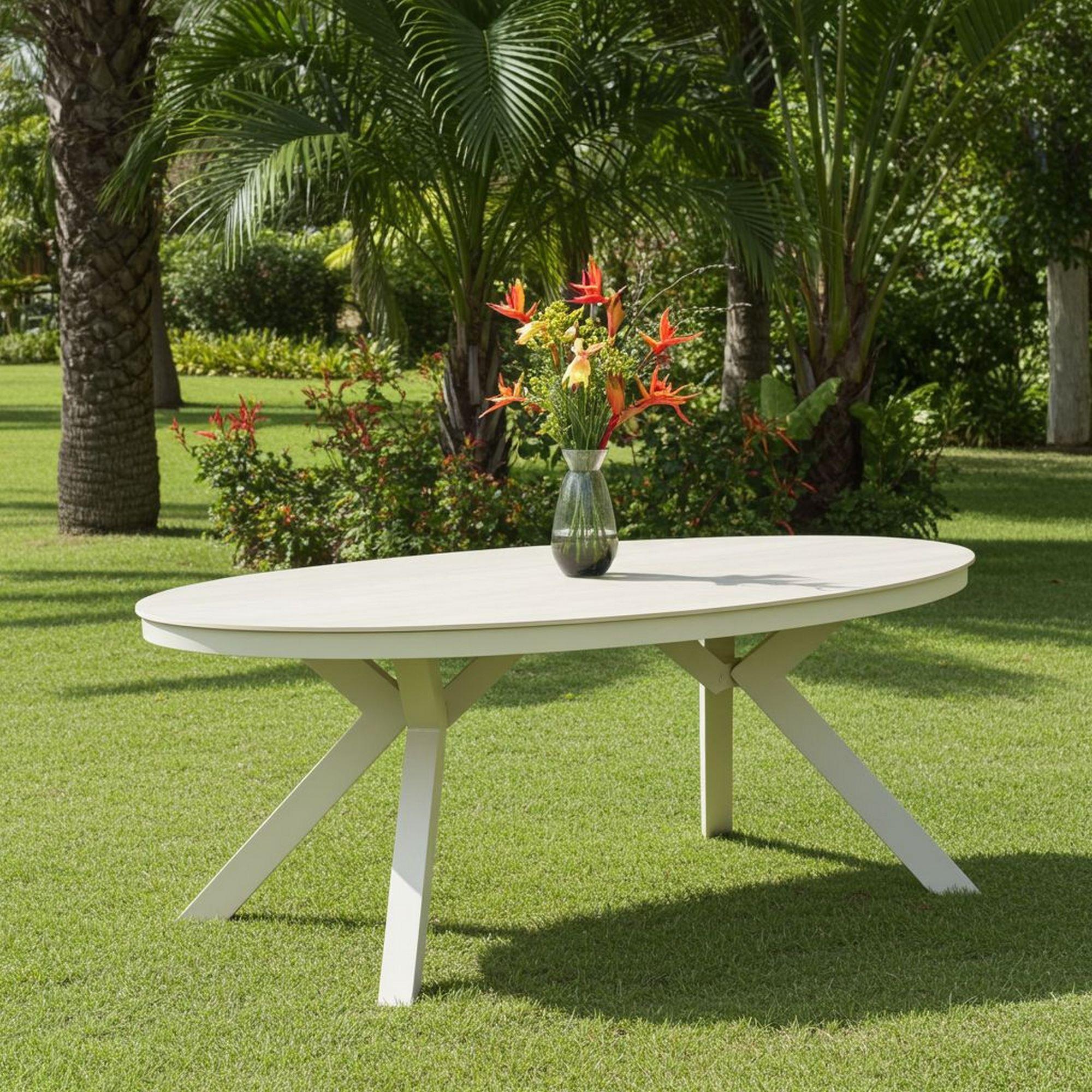 Lesli Living DINING-Loungetisch DAVOS CREMA oval