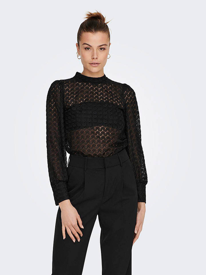JDY Bluse in Schwarz - XS