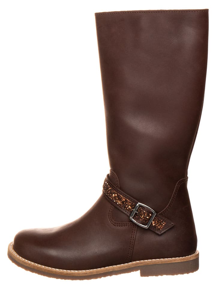 lamino Leder-Stiefel in Braun - 32