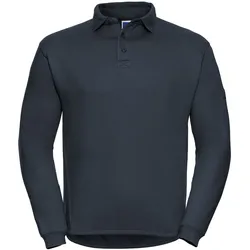Russell Workwear Sweatshirt mit Polo-Kragen, french navy, S