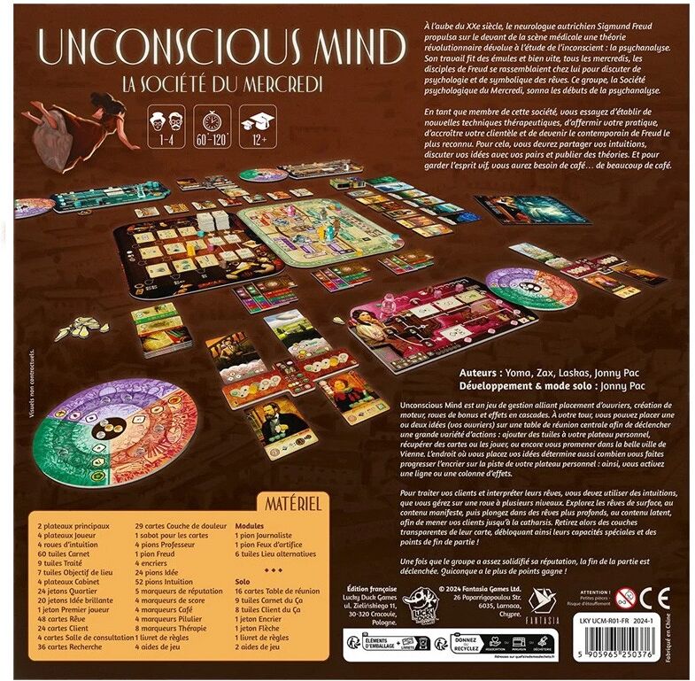 Lucky Duck Games Unconcious Mind : La Société du Mercredi