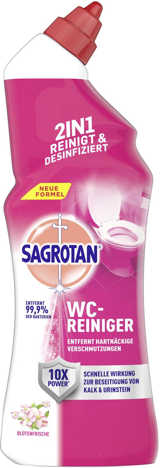 SAGROTAN® WC-Reiniger 2in1 750,0 ml 3303138