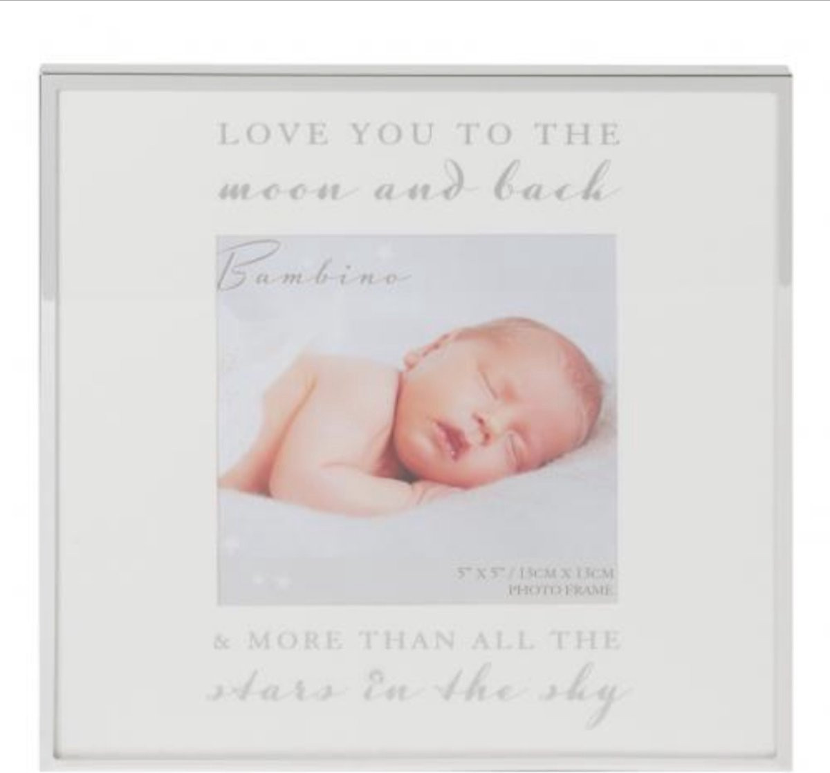 Bambino by Juliana Baby fotolijst To the Moon zilver