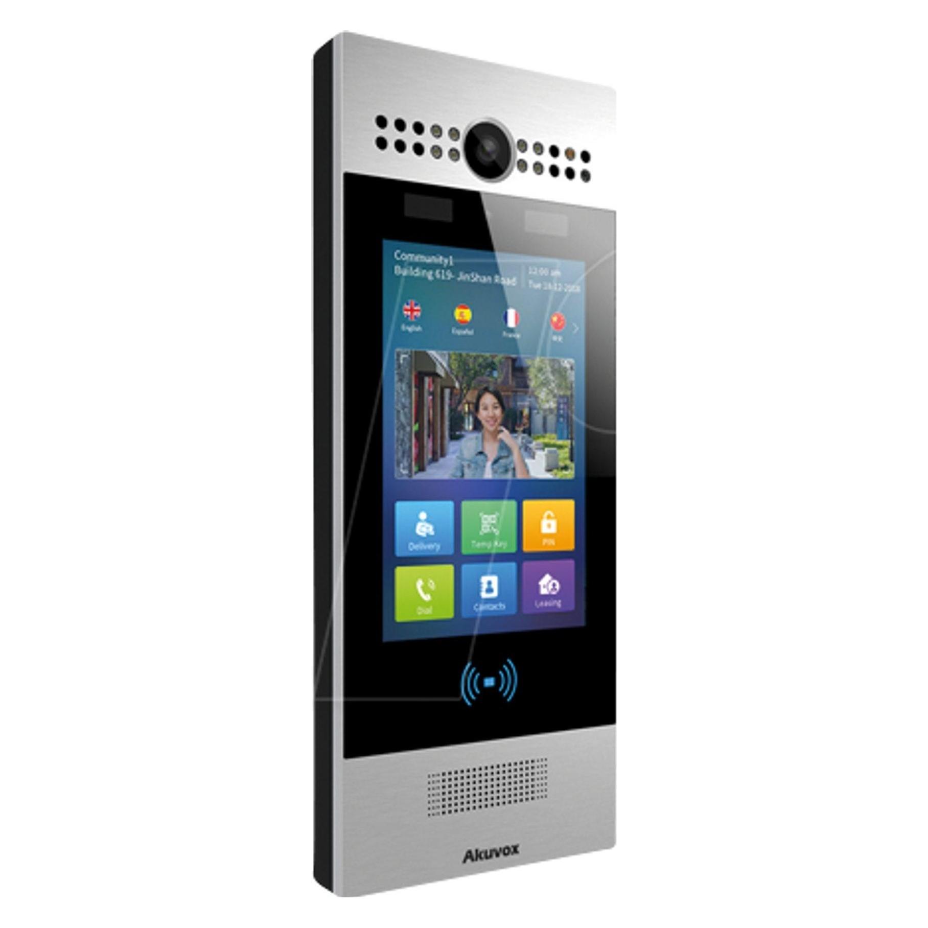 Akuvox Video-TFE R29C-L Main Body, LTE, facial recognition, Android, silver (4G, Ethernet) (R29C-L Main Body)