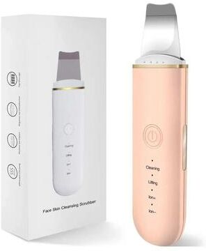 Uplift Essentials Ultrasonic Face Spatula And Blackhead Remover Skin Scrubber pink