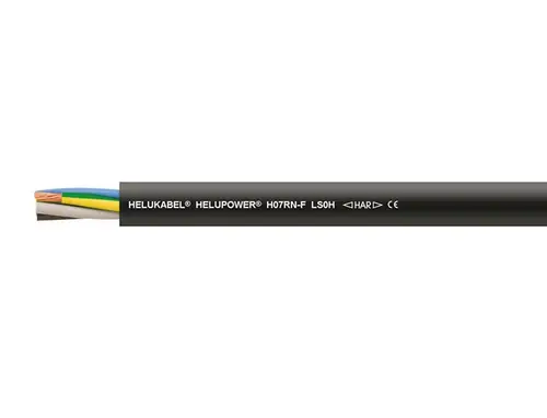 HELU Gummischlauchleitung 4G 16mm² Schwarz 30787-100 100m
