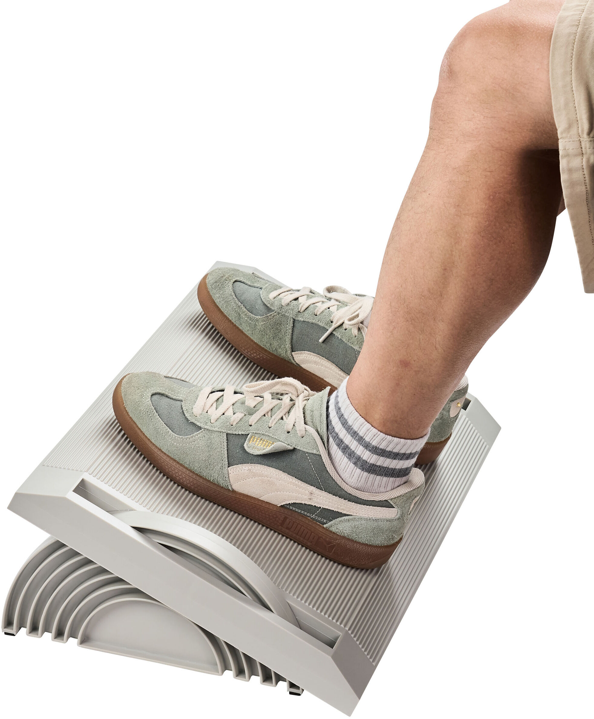 SPRINTIS Repose-pieds Active gris, plastique