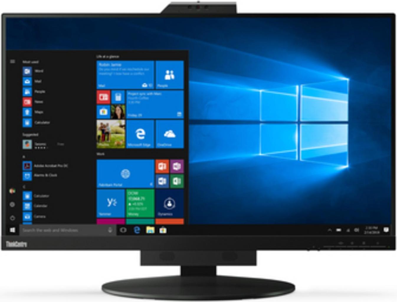 Lenovo ThinkCentre TIO27 Monitor, 68,6 cm (27"), 2560 x 1440 Pixel, Quad HD, LED, 14 ms, Schwarz
