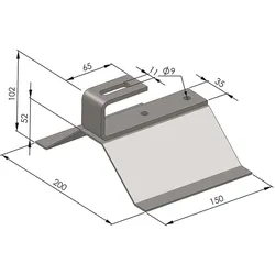 Aufdachhaken Welleternit