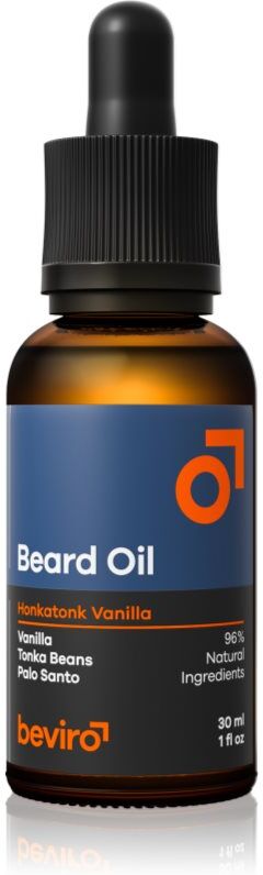 Beviro Honkatonk Vanilla Beard Oil huile pour barbe 30 ml