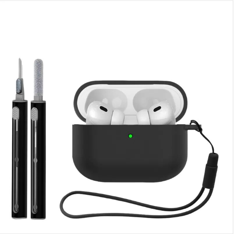 INF Silikon Schutzhülle für AirPods Pro 3 Schwarz