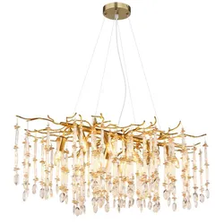 Globo Deckenleuchte Luster - Gloria Metall Gold