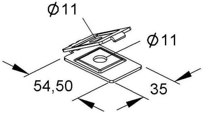 Niedax Collier de fixation GRWGK 10 S (GRWGK 10 S)