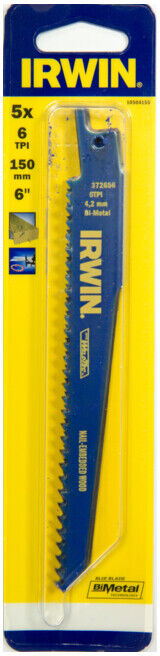 Irwin Lame de scie sabre BIM bois 150 mm ; Irwin Tools (10504155)
