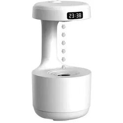 Scandinavian Collection Humidifier with Anti-Gravity Effect and Clock, Luftbefeuchter, Transparent