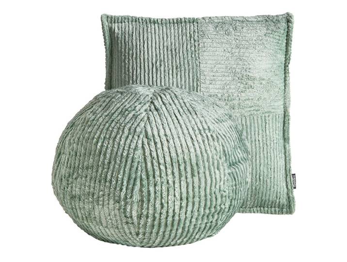 Beliani Dekokissen 2er-Set Grün 45/45 cm Maranta, Rund, 45x10 cm, Heimtextilien, Wohntextilien, Kissen, Zierkissen