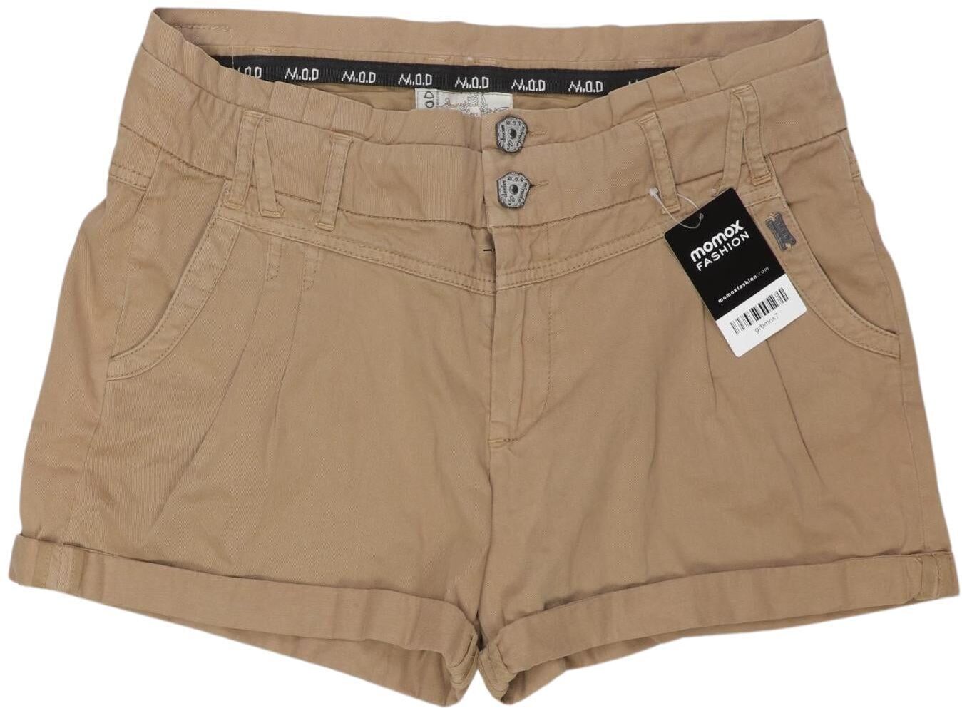 M.o.d. Miracle of Denim Damen Shorts, Beige, Gr. W30, Baumwolle - Second Hand