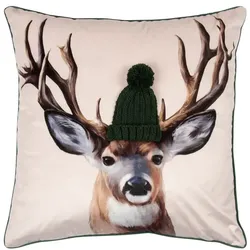 pad Kissenbezug Reindeer 50 x cm Polyester Grün