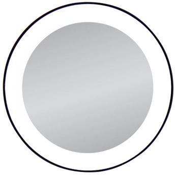 LED Lighted Spot Travel Mirror by Zadro Products Inc. in Black