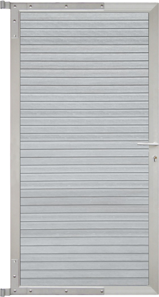 TETZNERJENT WAREN-Tor-Komplettset 90 x 173 cm, Füll. smoke white 16971056