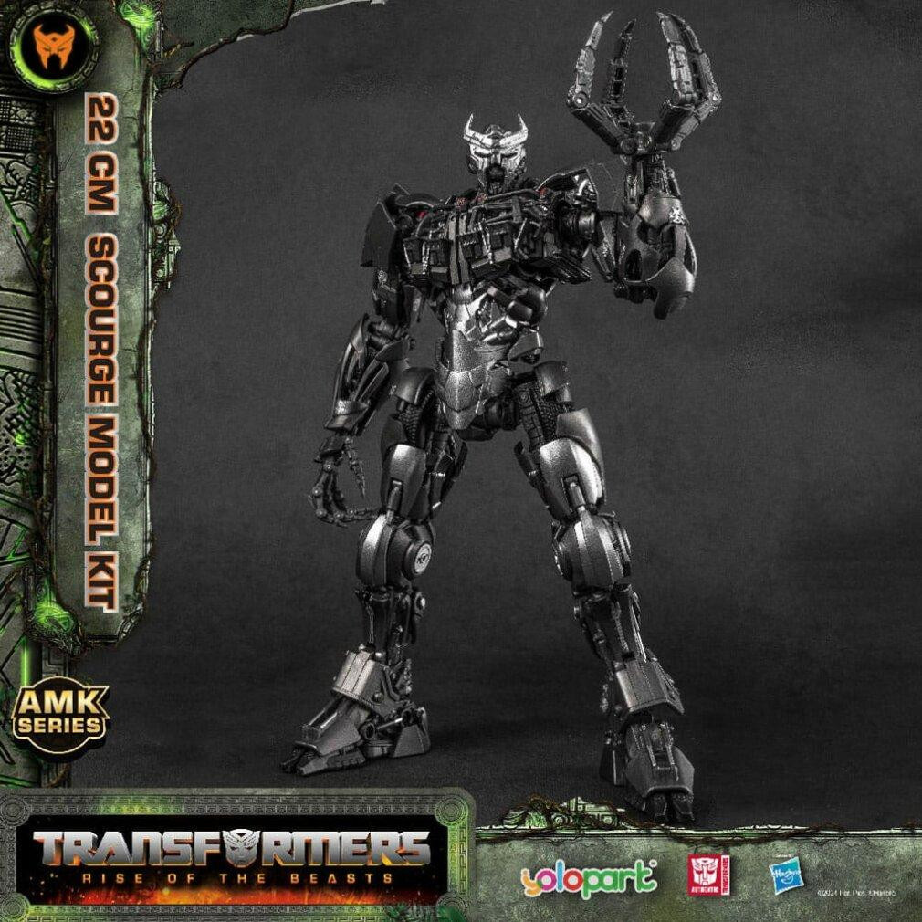 Yolopark Transformers Rise of the Beasts AMK-serie Scourge plastic modelbouwset, 22 cm