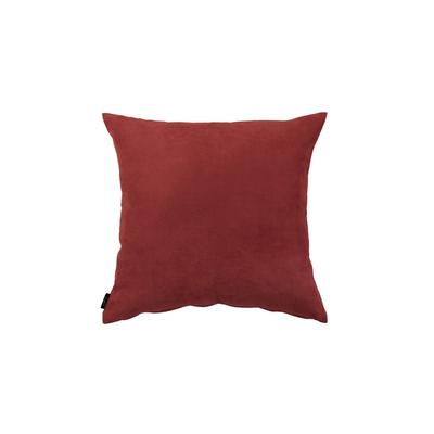 Dekokissen HOMING "Monaco" Gr. 1, rot (bordeaux, unifarben), B:50cm L:50cm, Polyester, Dekokissen_Sitzkissen_Kissenhüllen, Pflegeleicht