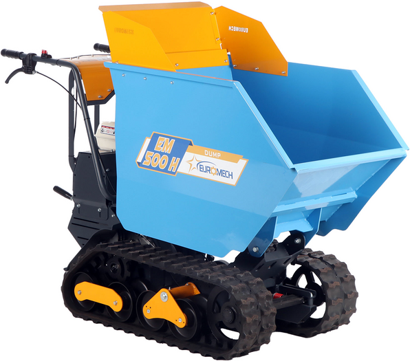 EuroMech EM500H-Dumper - Brouette à chenilles - Benne Dumper - Charge 500 Kg