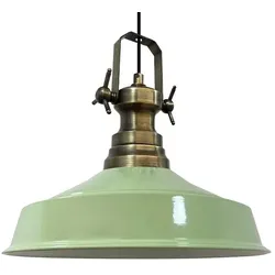 Bamyum Asletl Vintage Metall Mintgrün Pendelleuchte