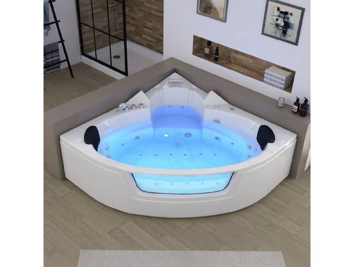 Baignoire Balnéo d'angle Maeva S 30 jets Whirlpool