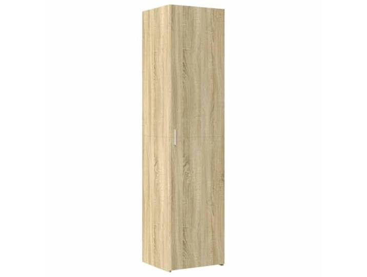 TYVANDE Anrichte Eiche Sonoma 45 x 42,5 x 185 cm aus technischem Holz Einfach zu bedienende Griffe, Fächer und Türen, inklusive Wandbefestigung, Tragkraft 100 kg, Montage erforderlich