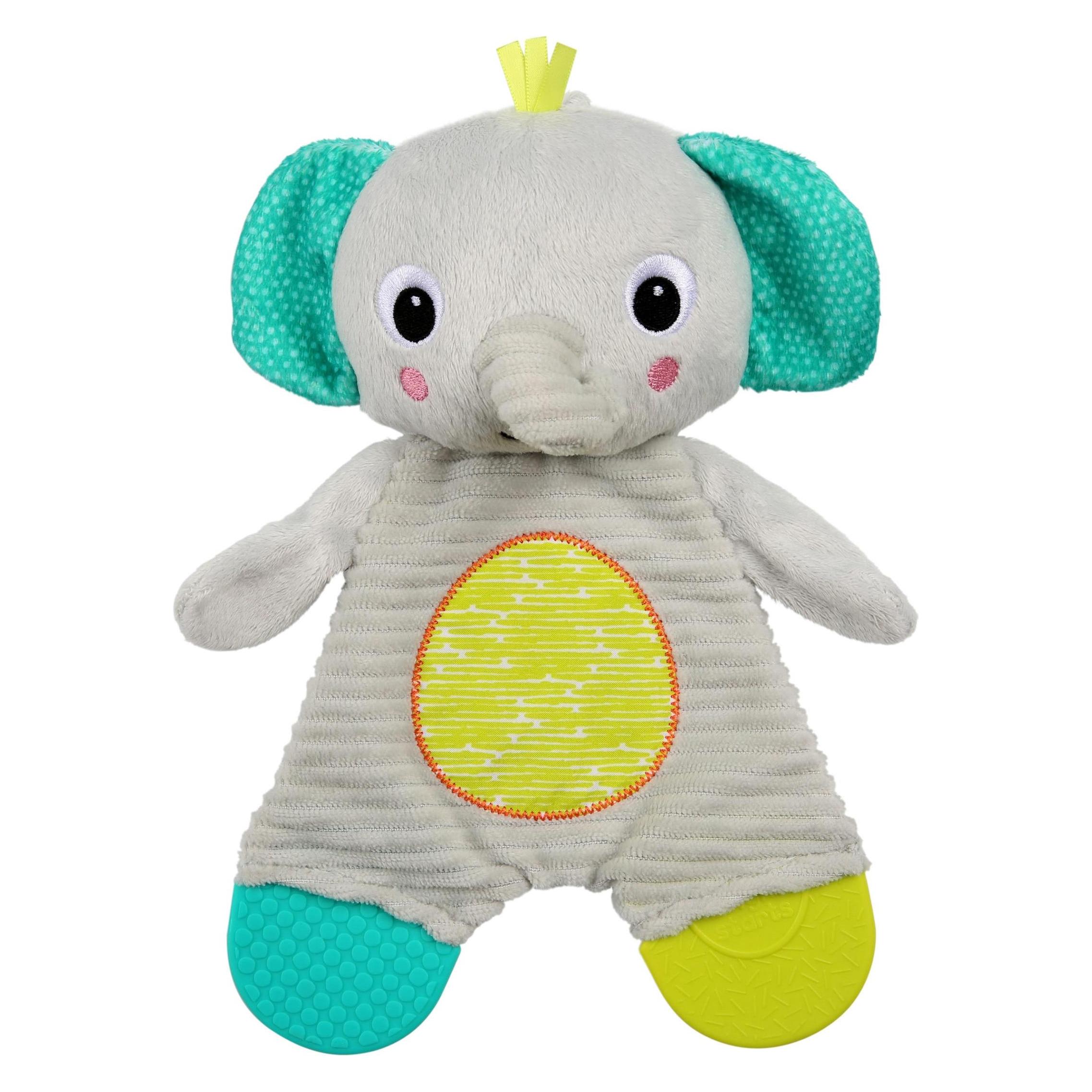 Bright Starts Elefant Kuschel- und Zahnungstuch (26.67 cm) (BS-12347)