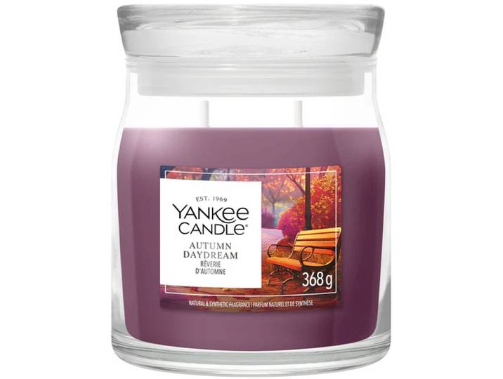Yankee Candle - Autumn Daydream Medium Geurkaars - 50 branduren - 2 lonten